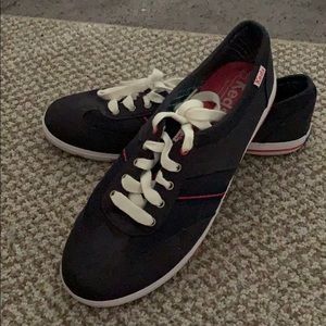 Cute keds navy and pink shoes
